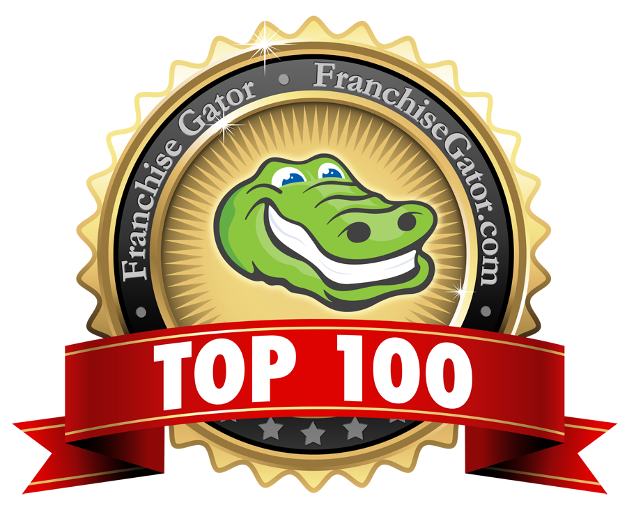 Franchise Gator Top 100 Franchises Badge